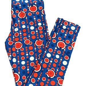 Womens LuLaRoe "Unicorn Hard to Find" Captain America Leggings Tween